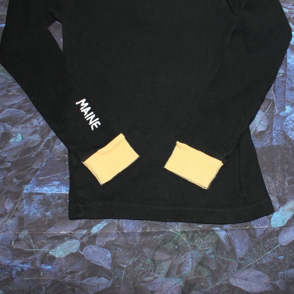 Lazy One Boys Black Gold Bat-Moose Long Sleeve Pajama Top SIZE 8 - Picture 8 of 8